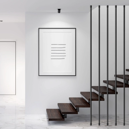 Końcówka mocująca harfa fi 25 czarna